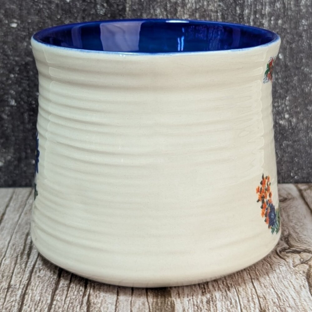 Nathalie Lete Mug Anthropologie - J - Monogram Cottage Core Floral Bunny Bird - Picture 5 of 8